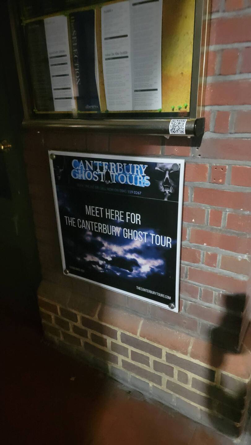 We try to catch any ghost tour we can!
