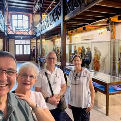 The three siblings and Mui at the EÜ Ethnography Museum — Bornova, İzmir.