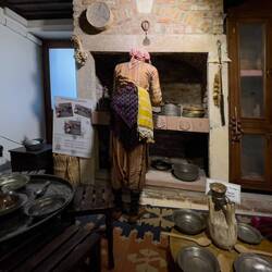 Kitchen as it might have been used by the original owners of the house — EÜEM ... Bornova, İzmir.