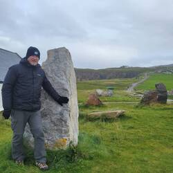 Thank goodness he didn't go back in time like in Outlander