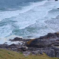 The winds picked up and the waves were amazing