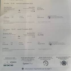 Billet d'avion