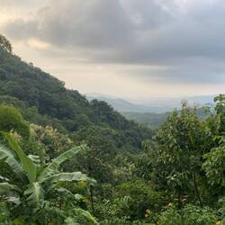 Aussicht von Minca auf Santa Marta bei Tag