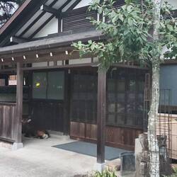 Ole mate chilling on the doorstep