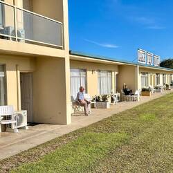 Frühstück im Lakeview Motel Robe