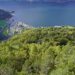 Aussicht grade runter