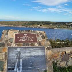 Awe inspiring moment: standing where Pope John Paul II blessed the fleet in Flatrock, 1984
