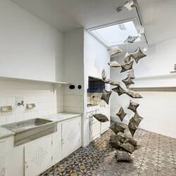 "Weight" (by M. Sözeri) installed in the kitchen ... Pagy Mansion — Bornova, İzmir.