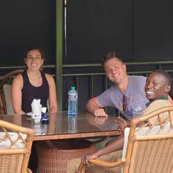 John, our guide, is with us