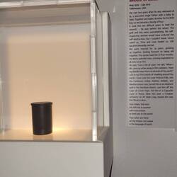 Brokenship when cancer took him, wishing for his ashes to be split and scattered ☹️