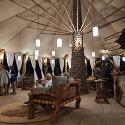 our bar at the Kibo Saari Camp