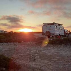 Camped on the cliff at 13k Peg