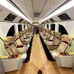 Metro 🚇 trains inside 💺