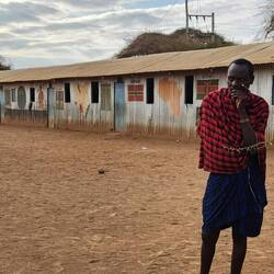 the school buildings
