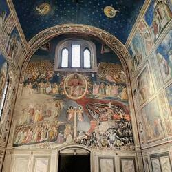 The Last Judgment - Heaven on left, hell on right (including a Pope in Hell!)