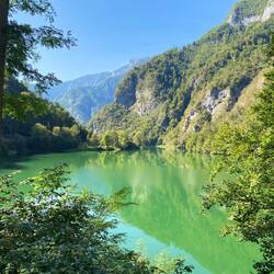 Lago dello Schener - Stausee mit Stromerzeugung