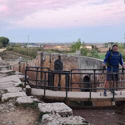 Kind scary walking over this skinny walkway that felt very uneven