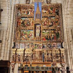 Altar piece depicting the life of St James