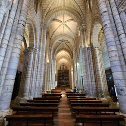 Wide view of the nave