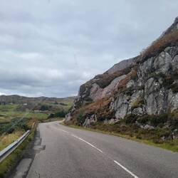 Countryside was very wild and rugged. Lots of sheep but not many people.
