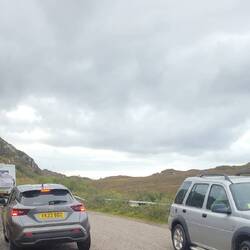 It did get busy at times but the most challenging was when a bus or truck was heading our way.