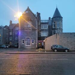 This was the exterior of the pub and we were parked across the road