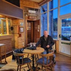 Pub in Lochinver. We enjoyed a few hours here