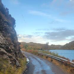 The road to Tarbet. Most challenging drive so far. I've attached a video for a more real life feel.