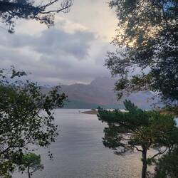 Second parking spot for the evening. Different view an way more protection from elements