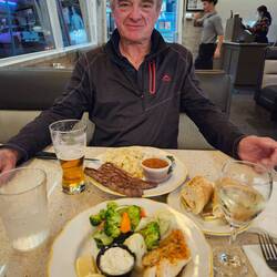 Healthy food for a change and steak!