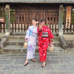 Mine and Farheen's yakutas 👘