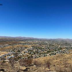 Blick über die Stadt Windhoek.