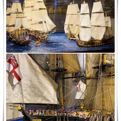 Diorama of the Trafalgar War @ the Arkas Maritime History Center — Bornova, İzmir.