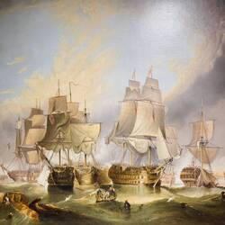 G.C. Stanfield's "Battle of Trafalgar" @ the Arkas Maritime History Center — Bornova, İzmir.