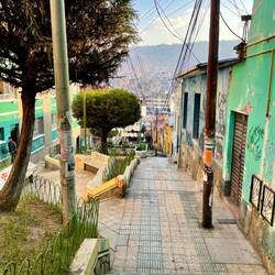 Eine von vielen "Treppen-Straßen"