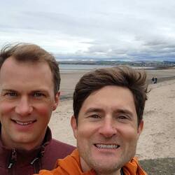Portobello Beach; just a couple of fungis 🏖️🤣