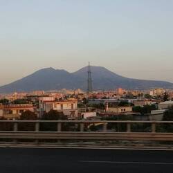 Den Vesuv hatte ich mir nicht so groß vorgestellt.