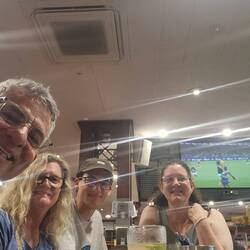 Catch up with Sally to watch the footy at Divers pub