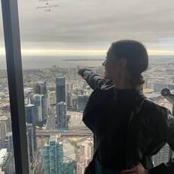 Melbourne Skydeck!! So cool!!