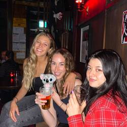 Jill, Jo and i were Charlie's angels and Connie was a lumberjack 🧡