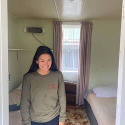 Our motel room was the scariest room we've ever walked into.. very uncomfortable and WEIRD