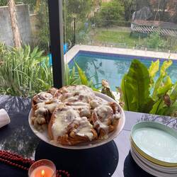 We made the most yummy cinnamon buns