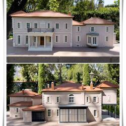Scale model of the Mattheys Mansion ... Arkas Sanat — Bornova, İzmir.