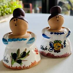 Beautiful Italian Nonnas. Bells 🔔 to ring for prepred meal thats ready