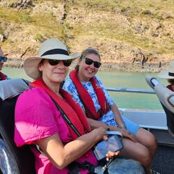 Off to see the falls! We had our friend Fiona with us, she flew up for the week