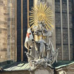 Monument to St. Stephan, first Christian martyred saint