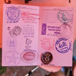 Got a very cool and unique stamp for my Camino passport