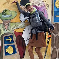 Wall mural along the way