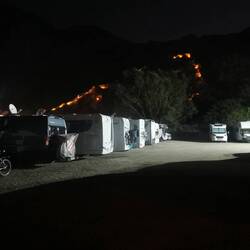 Der Stellplatz ist gut gefüllt.