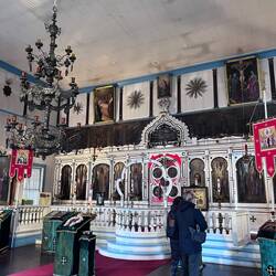 Iconostasis in Russian Orthodox Church